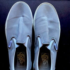 Slip on Vans- gray- women’s size 7